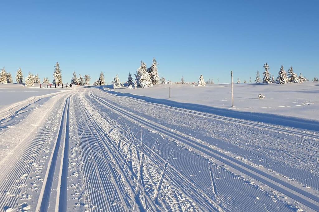 Apartamento Beautiful Penthouse With Panoramic View At Sjusjoen Exterior foto