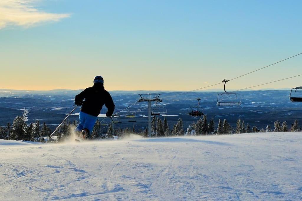 Apartamento Beautiful Penthouse With Panoramic View At Sjusjoen Exterior foto