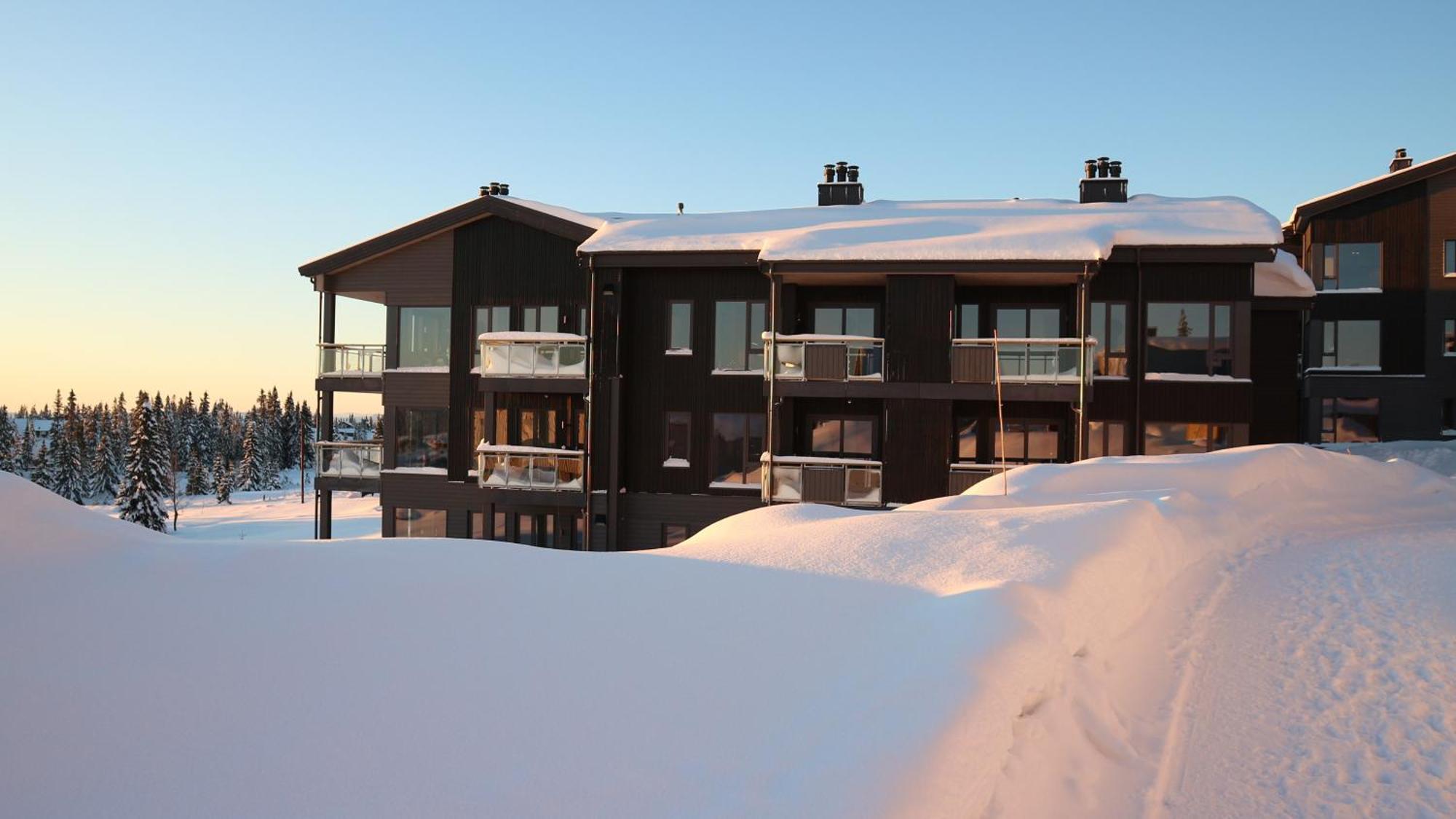 Apartamento Beautiful Penthouse With Panoramic View At Sjusjoen Exterior foto
