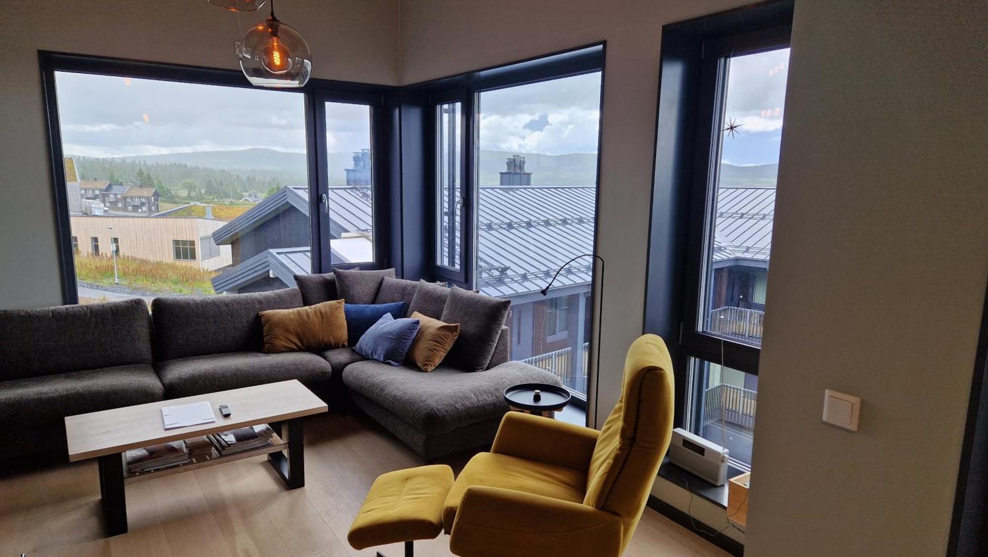 Apartamento Beautiful Penthouse With Panoramic View At Sjusjoen Exterior foto